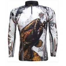 Camiseta De Pesca Uv King Brasil 300 Traíra