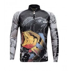 Camiseta De Pesca Uv King Brasil 608