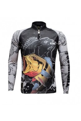 Camiseta De Pesca Uv King Brasil 608