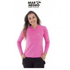 Camiseta Feminina Poliamida C/ Luvinha Proteção 50+UV