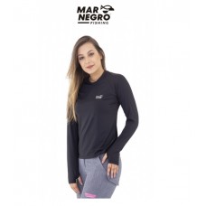 Camiseta Feminina Poliamida C/ Luvinha Proteção 50+UV