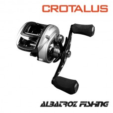 Carretilha Albatroz Crotalus Prata Manivela Direita Carretilha Albatroz Crotalus Prata Manivela Direita