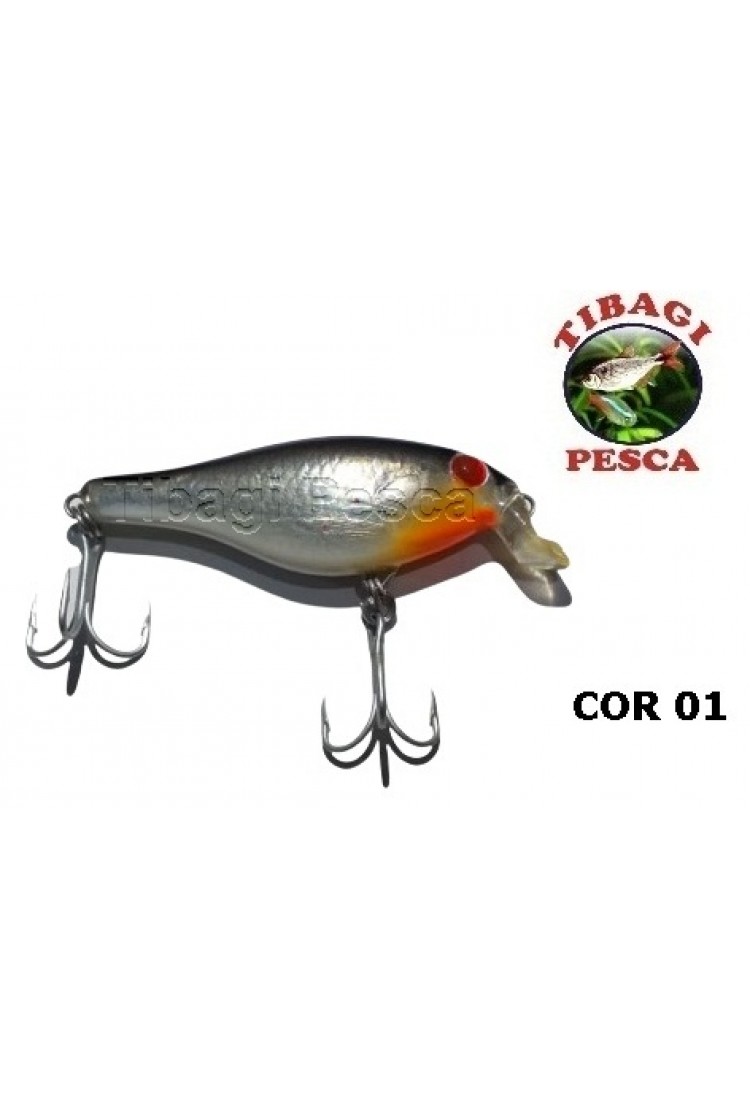 Isca Ocambé Papa Black Meia Água - 7cm 10,5gr Isca Ocambé Papa Black Meia Água - 7cm 10,5gr