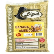 Massa para Pesqueiro Biguá Banana, Mel e Amendoim 500gr  