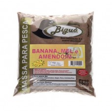 Massa para Pesqueiro Biguá Banana, Mel e Amendoim 500gr  