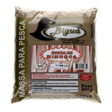 Massa para Pesqueiro Biguá Minhoca 500gr - Massa Preta