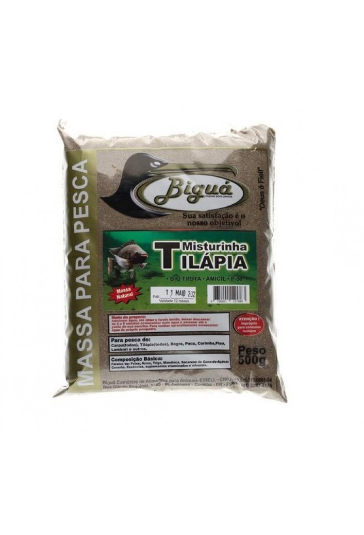 Massa para Pesqueiro Biguá Tilápia 500gr 