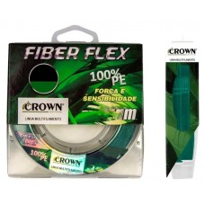 Linha Multifilamento Crown Fiber Flex 4X 100M